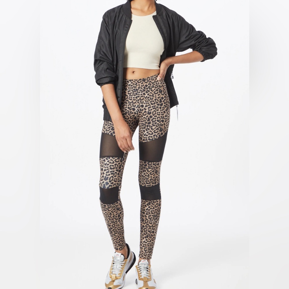 Energy NWOT Women's  High Rise Mesh Performance Leggings Size M Animal Print